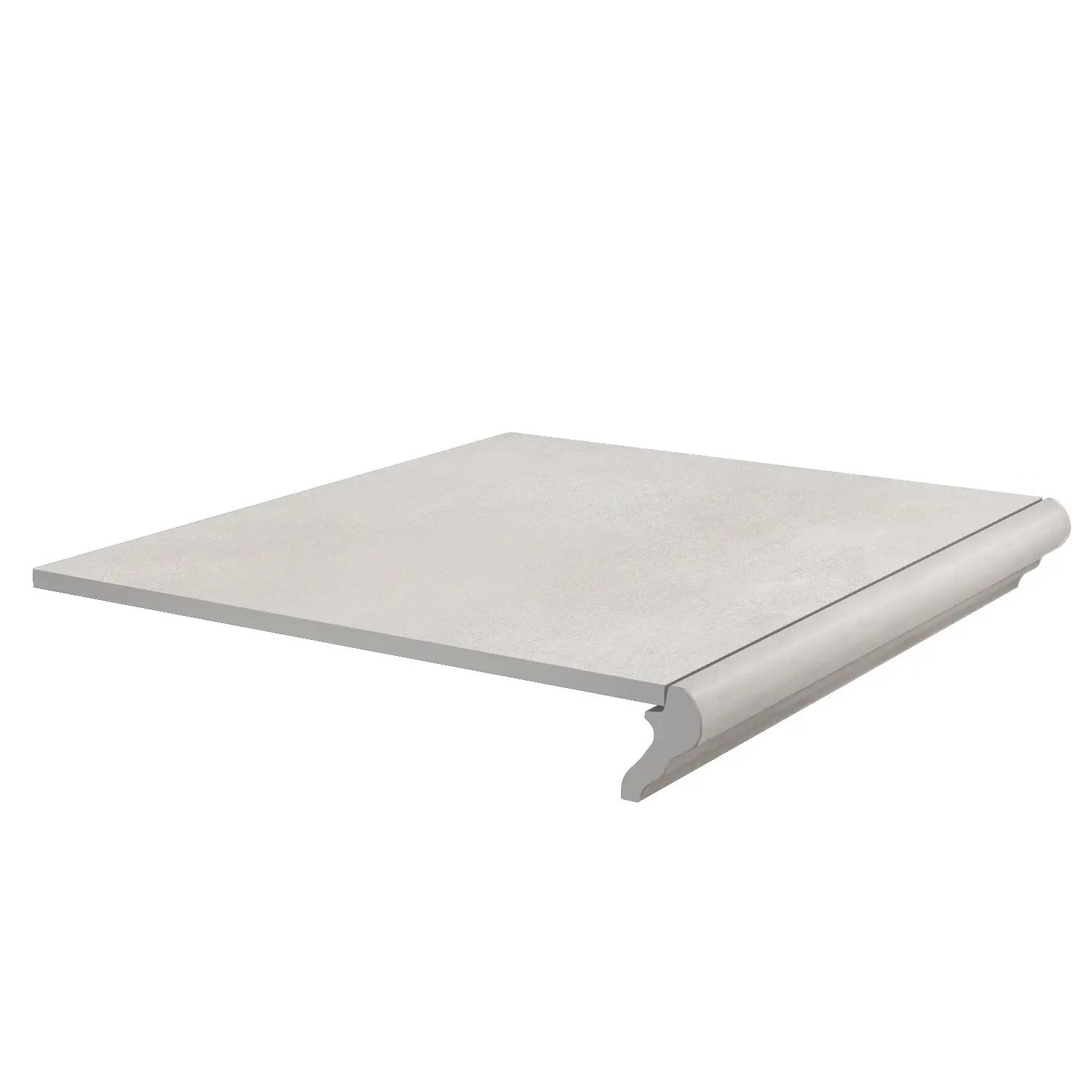 KERAMA MARAZZI Ступень фронтальная Корредо серый светлый матовый 40,2x34x0,8
