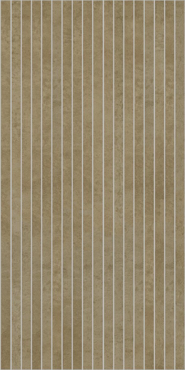 GIGACER Concrete Beige Concrete Ret. Stripes Mosaic 30x60