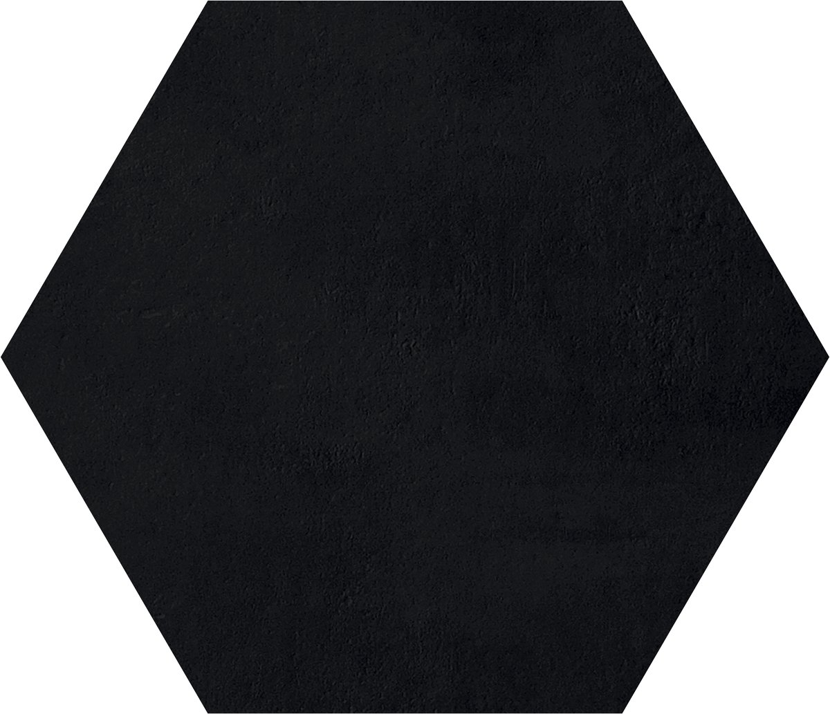 GIGACER Play One Concrete Esagono Black 18x18