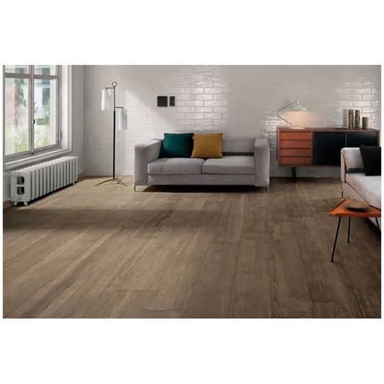 Керамогранит Idalgo (Идальго) Wood Classic soft коричневый глянцевый 60х120 см, ID9022B049LMR