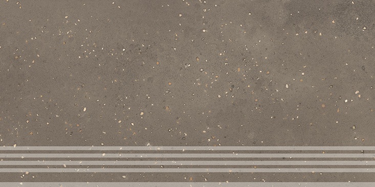 KERAMA MARAZZI Ступень Пунтум коричневый матовый обрезной 30x60x0,8