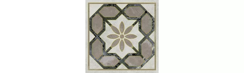 KERAMA MARAZZI Вставка Серенада 1 лаппатированный обрезной 7,2x7,2x0,9