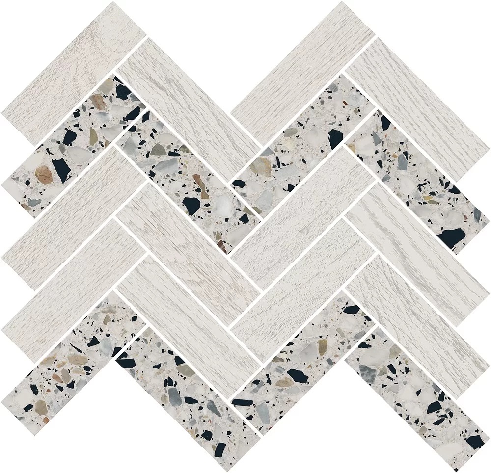 KERAMA MARAZZI Декор Монтиони мозаичный белый 34x35,5x0,9
