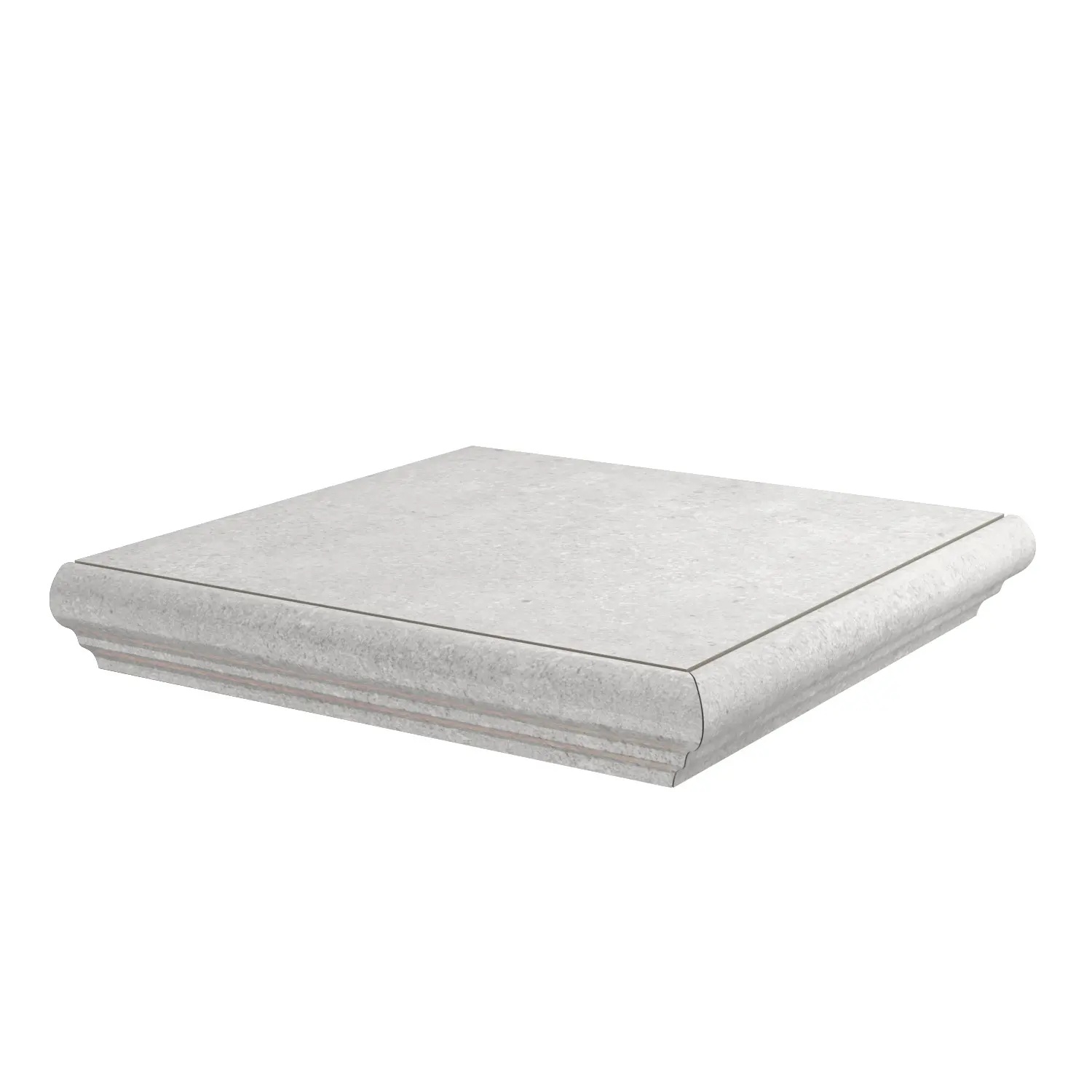KERAMA MARAZZI Ступень угловая Коллиано серый светлый матовый 30x30x0,8
