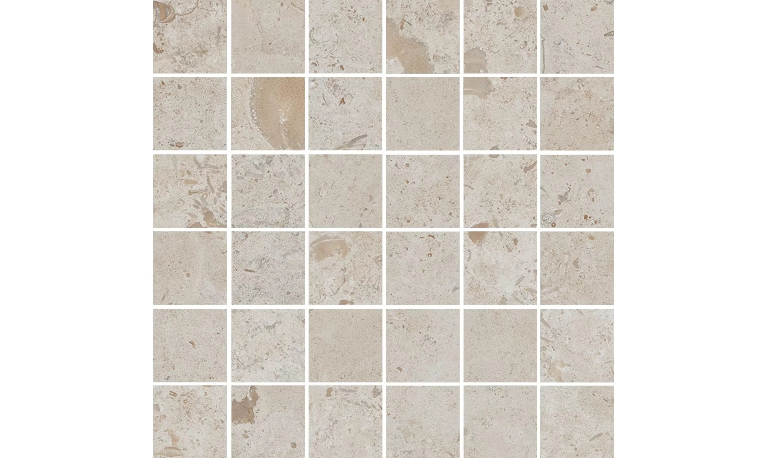 KERAMA MARAZZI Декор Про Лаймстоун бежевый темный матовый мозаичный 30x30x0,9