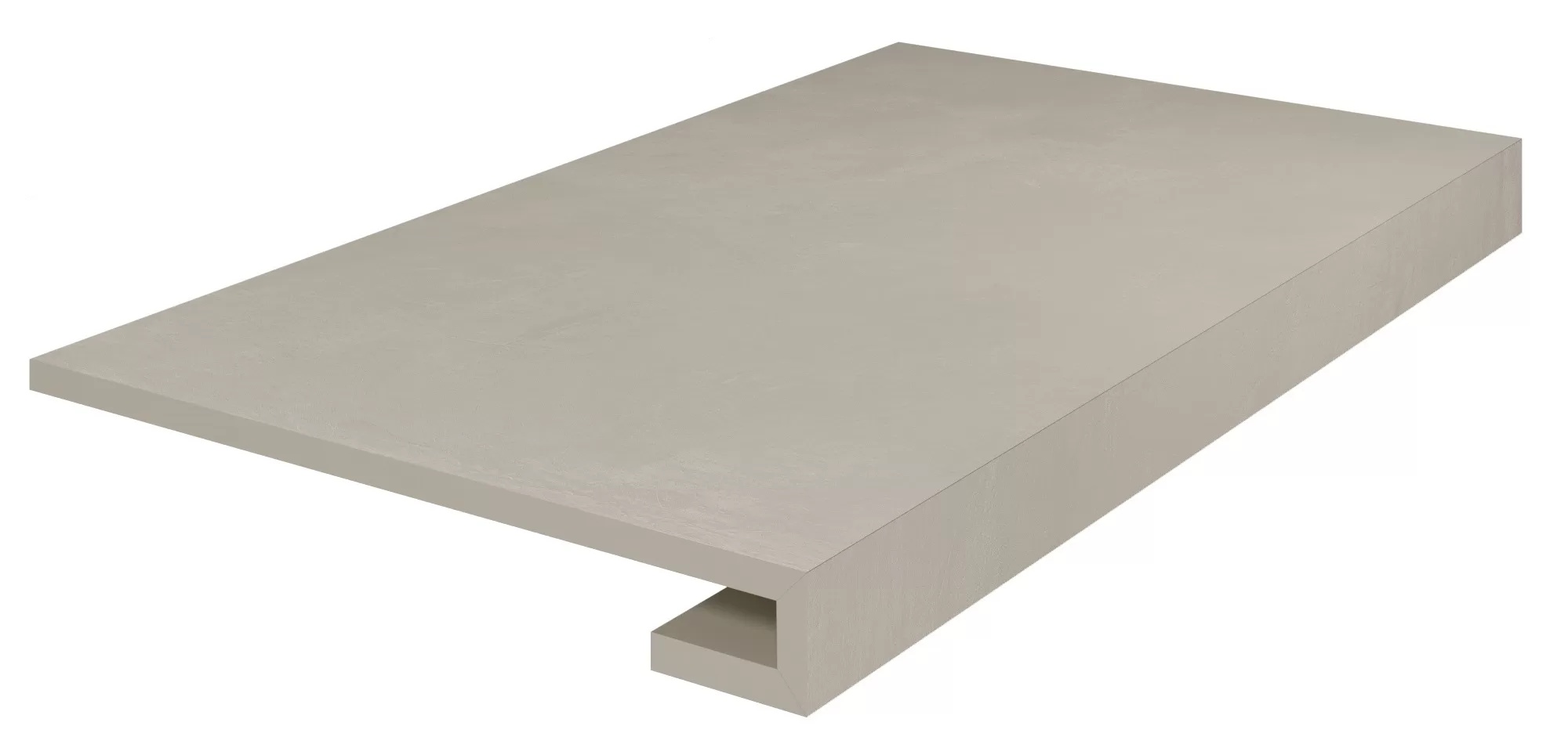 KERAMA MARAZZI Ступень клееная Онда серый натуральный обрезной 33x60x0,9