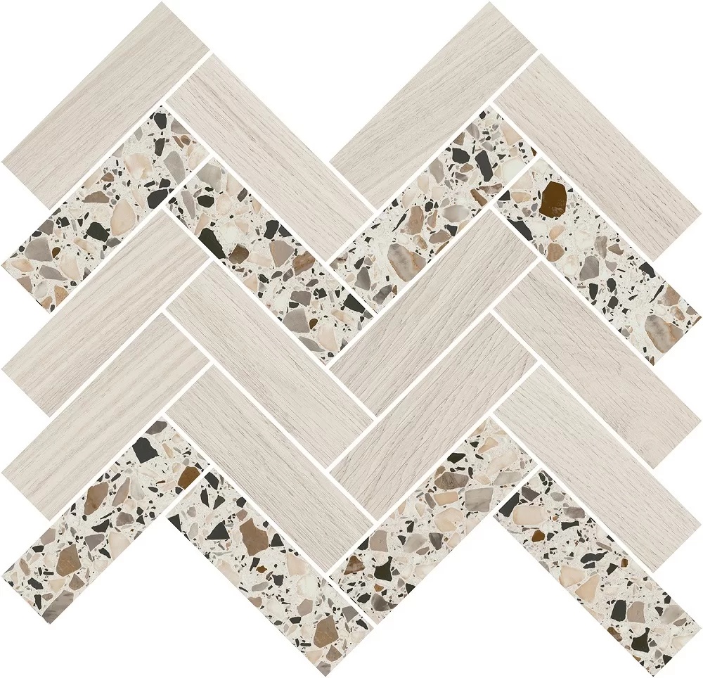 KERAMA MARAZZI Декор Монтиони мозаичный миндальный 34x35,5x0,9
