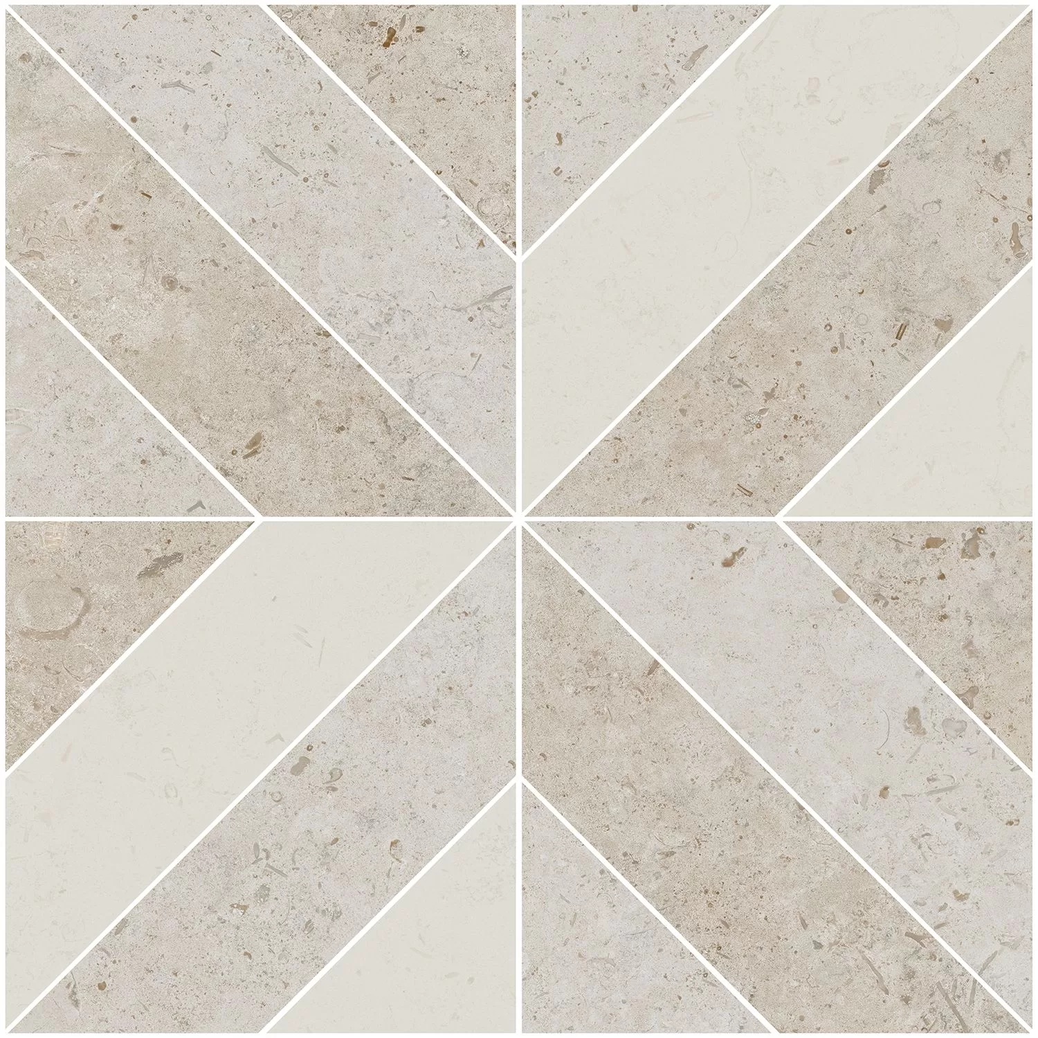 KERAMA MARAZZI Декор Про Лаймстоун бежевый матовый 60x60x0,9