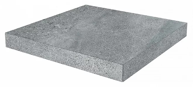 KERAMA MARAZZI Ступень угловая клееная Про Матрикс серый темный 33x33x0,9