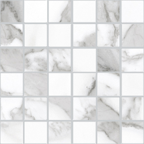 TAGINA Statuario Nat Ret. Mosaico 5-5 30x30