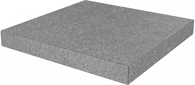 KERAMA MARAZZI Ступень угловая клееная Роверелла пепельный 33x33x0,9