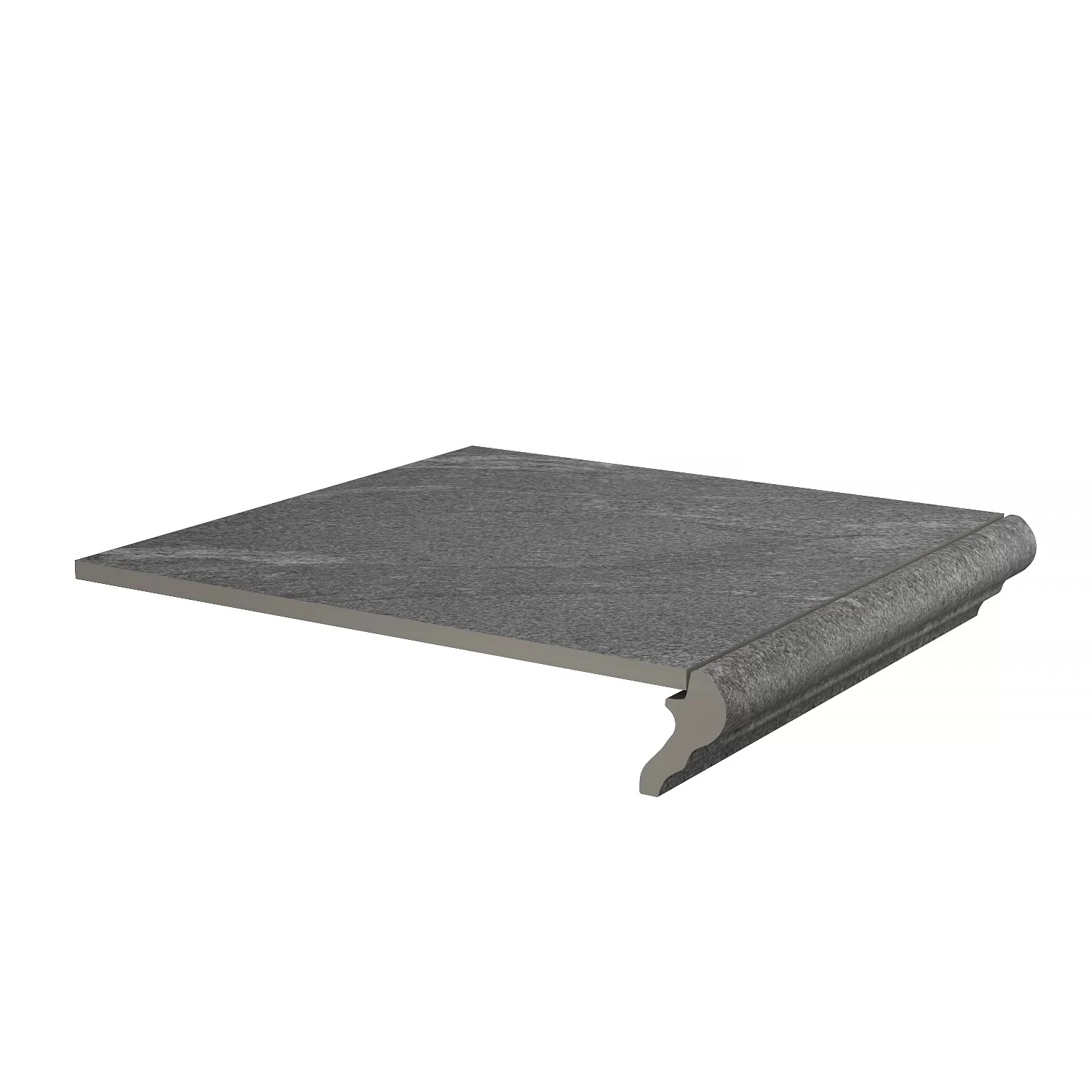 KERAMA MARAZZI Ступень фронтальная Бореале серый тёмный  30x30x0,8