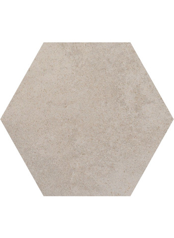 GIGACER Elementa Ivory Stone Mat Ret. Small Hexagon 16x18