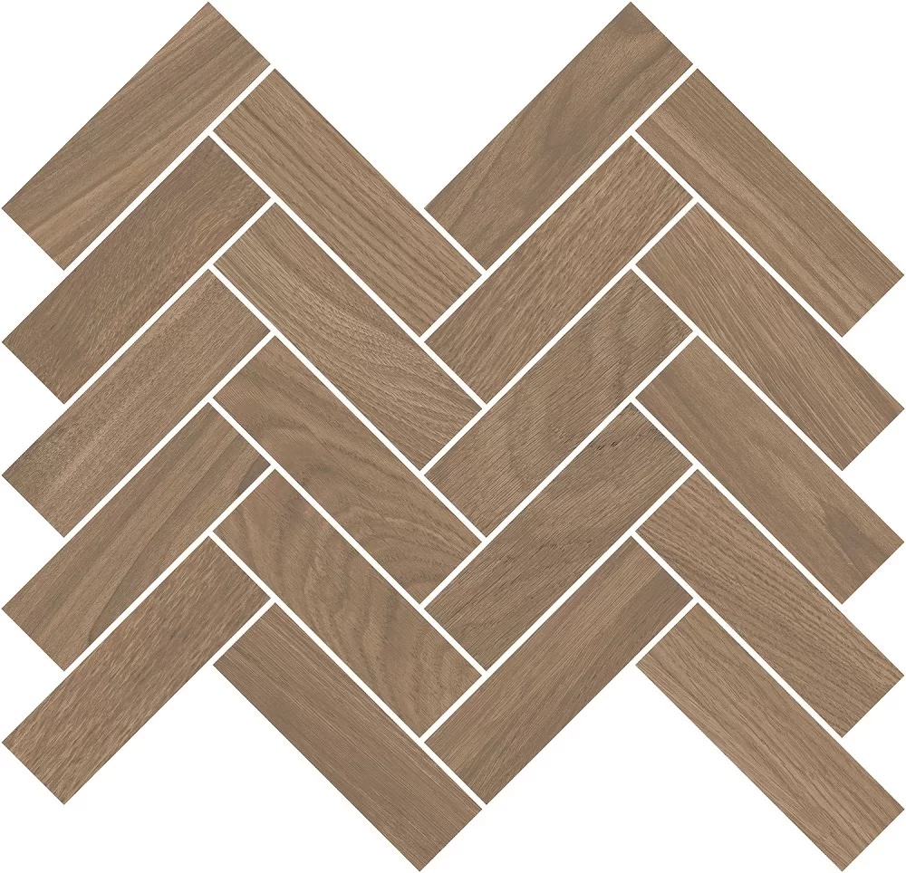 KERAMA MARAZZI Декор Монтиони мозаичный коричневый матовый 34x35,5x0,9