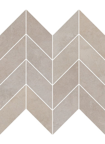 GIGACER Elementa Ivory Stone Mat Ret. Mosaic Chevron 30x30