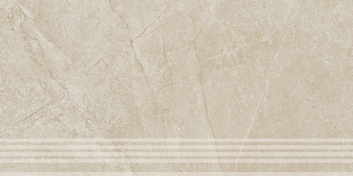 KERAMA MARAZZI Ступень Эстерель бежевый светлый матовый обрезной 30x60x0,9