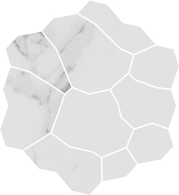 KERAMA MARAZZI Декор Марсель наборный серый светлый матовый обрезной 31,5x34,2x0,9