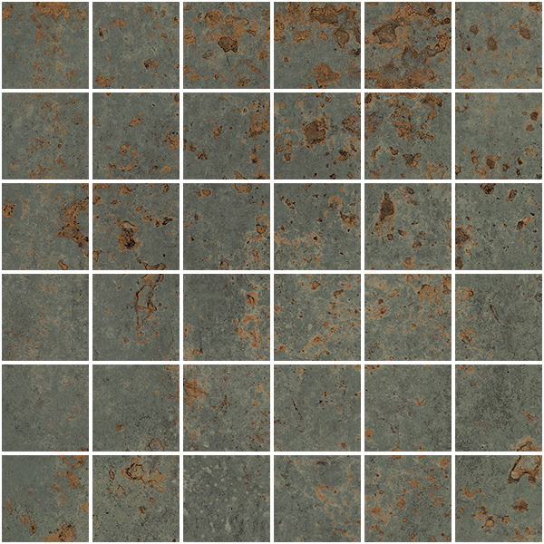 TAGINA Metal Oxide Naturale Ret. Mosaico 5-5 30x30