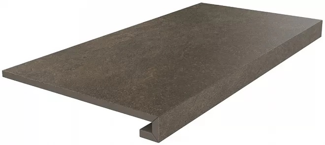 KERAMA MARAZZI Ступень клееная Про Стоун коричневый 33x60x0,9