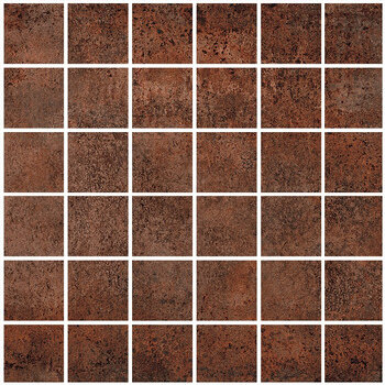 TAGINA Metal Corten  Naturale Ret. Mosaico 5-5 30x30
