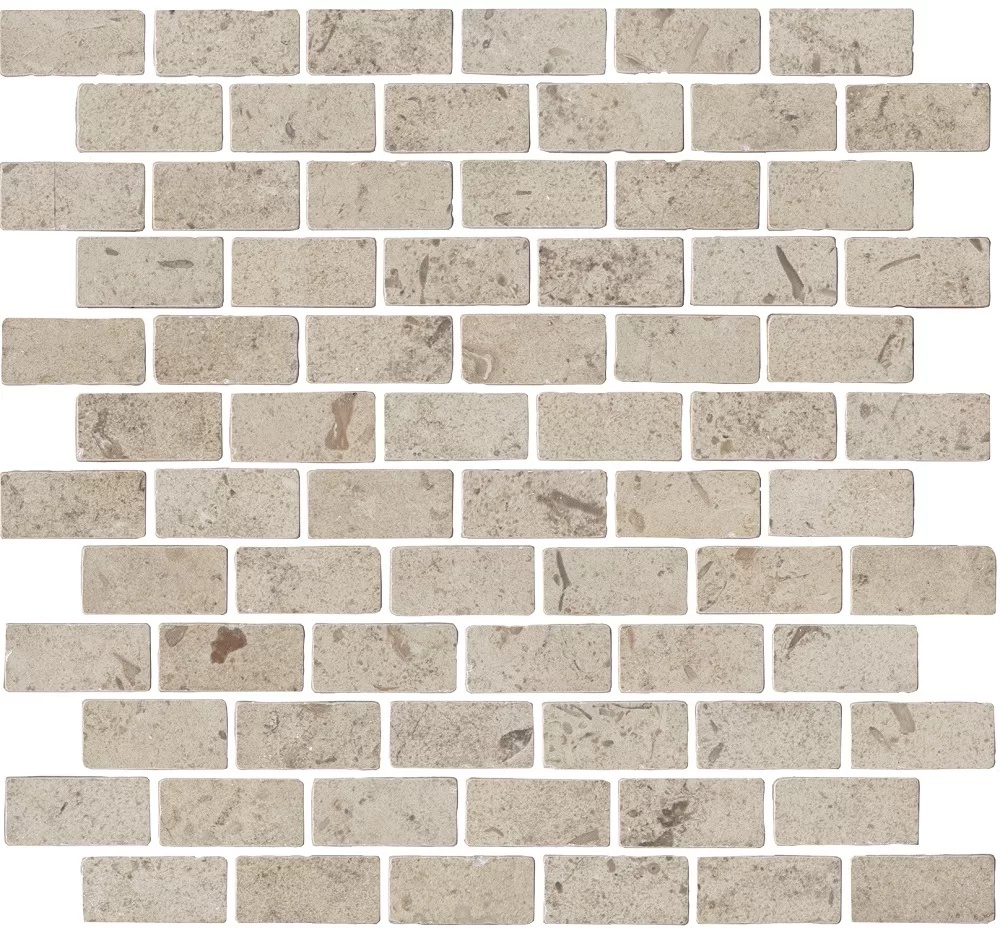 KERAMA MARAZZI Декор Про Лаймстоун Антика 1 мозаичный бежевый матовый 32х30х0,9
