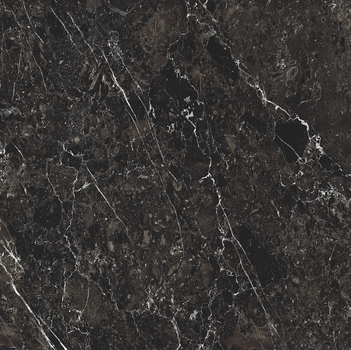 KERAMA MARAZZI Марсель чёрный матовый обрезной 60x60x0,9