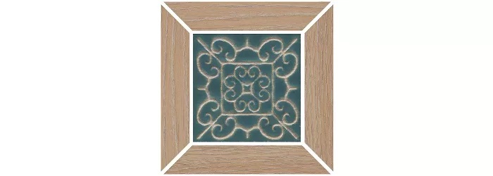 KERAMA MARAZZI Вставка Тровазо наборный бежевый матовый 13x13x0,9