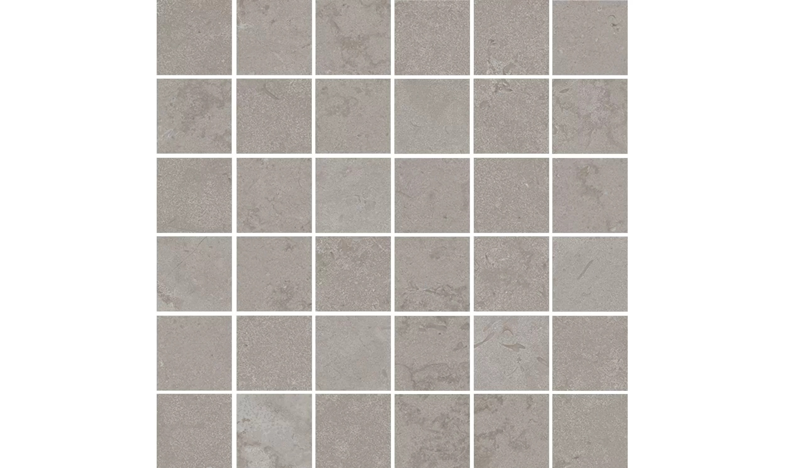 KERAMA MARAZZI Декор Про Лаймстоун серый матовый мозаичный 30x30x0,9