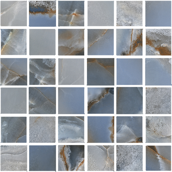 TAGINA Onice Reale Mos Oceano  Luc/Ret 30x30
