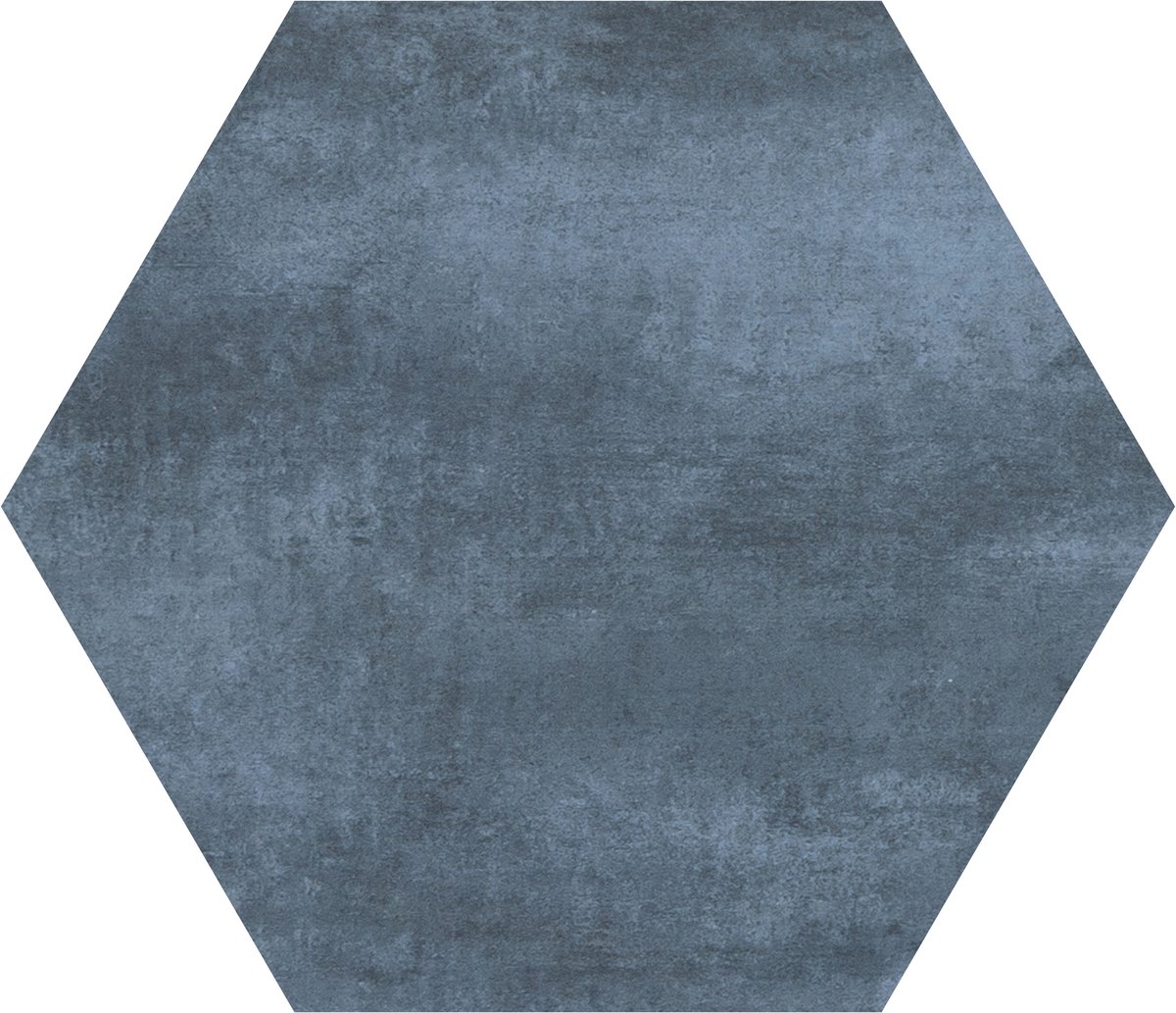 GIGACER Play One Krea Esagono Blue 18x18