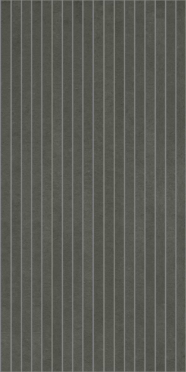 GIGACER Concrete Mosaic Stripes Smoke 30x60