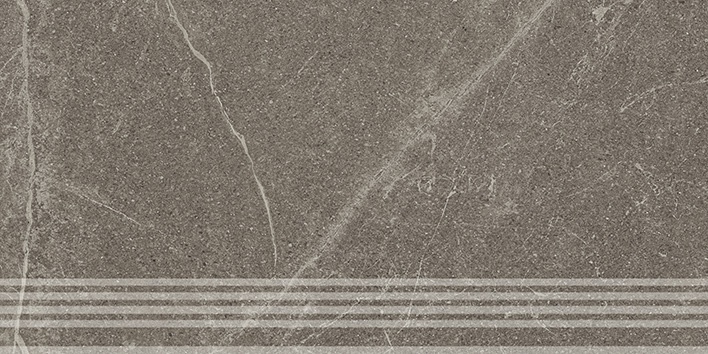 KERAMA MARAZZI Ступень Эстерель коричневый матовый обрезной 30x60x0,9