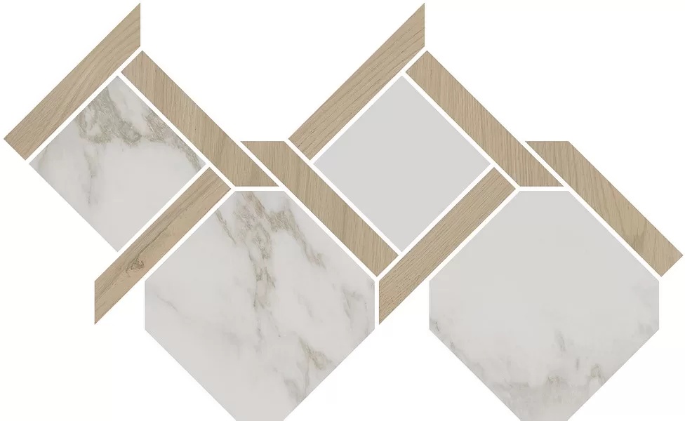 KERAMA MARAZZI Декор Монте Тиберио наборный лаппатированный 48x29,5x0,9