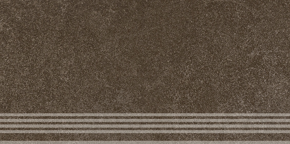 KERAMA MARAZZI Ступень Руссильон коричневый тёмный матовый обрезной 30x60x0,9