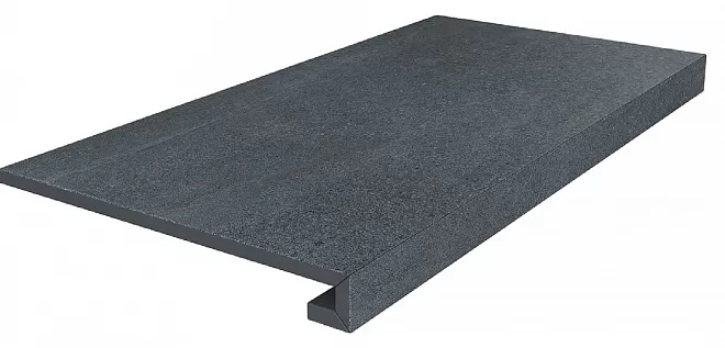 KERAMA MARAZZI Ступень клееная Про Матрикс черный обрезной 33x60x0,9