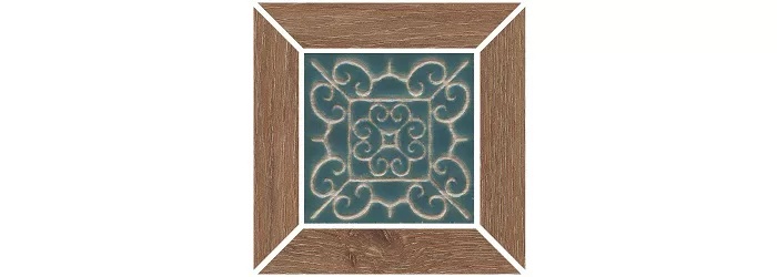 KERAMA MARAZZI Вставка Тровазо наборный карамельный матовый 13x13x0,9