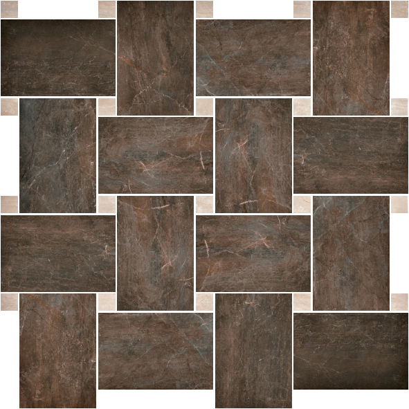 SERENISSIMA Fossil Mos Basket Brun 30x30