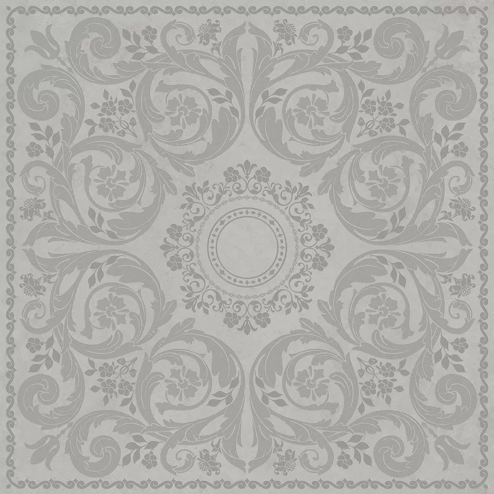 KERAMA MARAZZI Декор Риальто 2 серый матовый обрезной 80x80x0,9