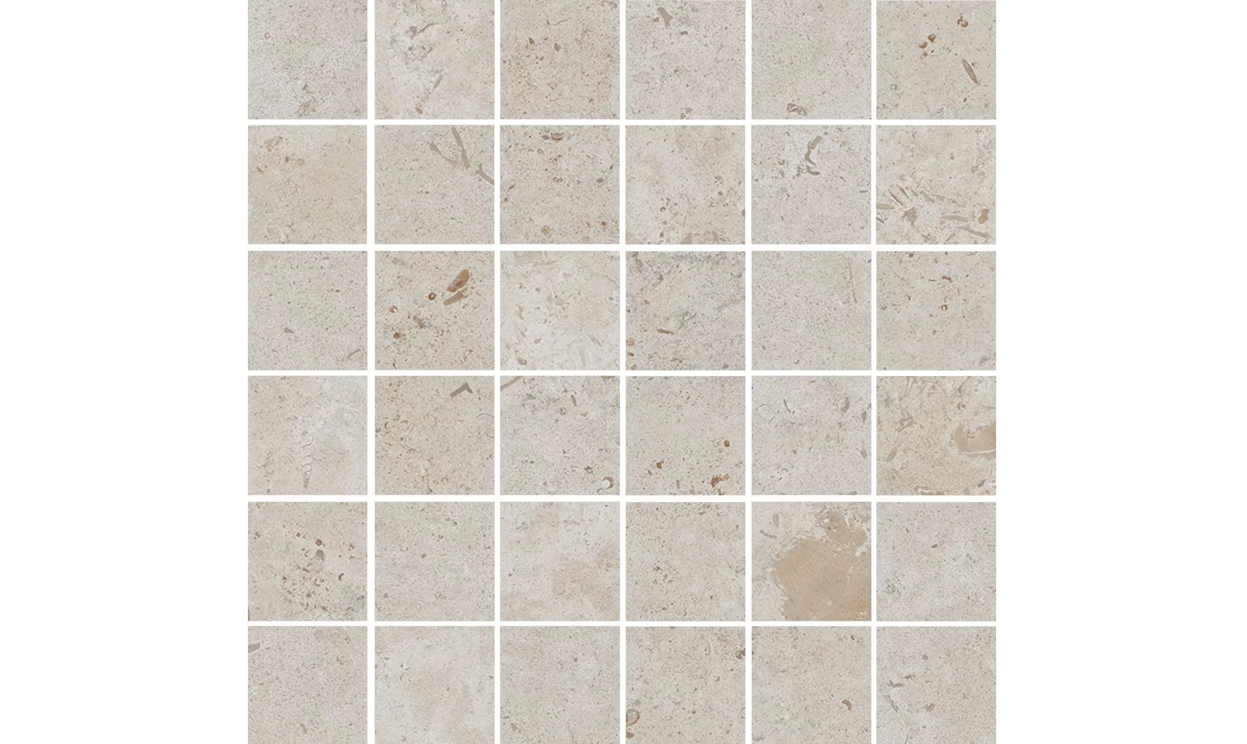 KERAMA MARAZZI Декор Про Лаймстоун бежевый матовый мозаичный 30x30x0.9