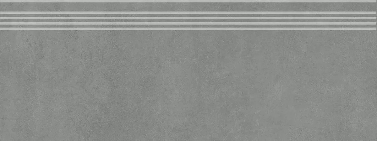 KERAMA MARAZZI Ступень Про Догана серый тёмный матовый обрезной 30x80x0,9