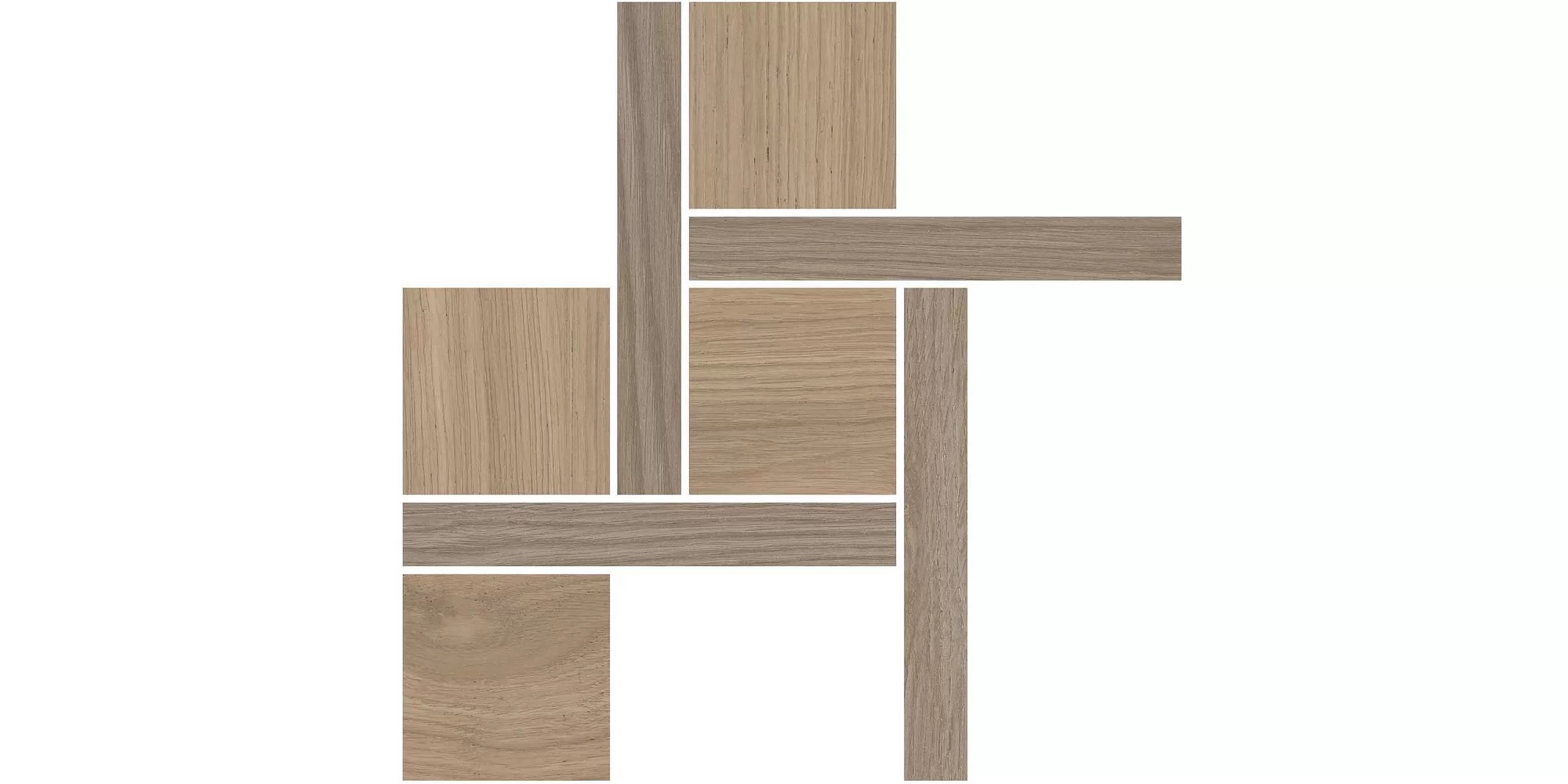 KERAMA MARAZZI Декор Альберони 2 мозаичный коричневый светлый матовый обрезной 27,5x27,5x0,9