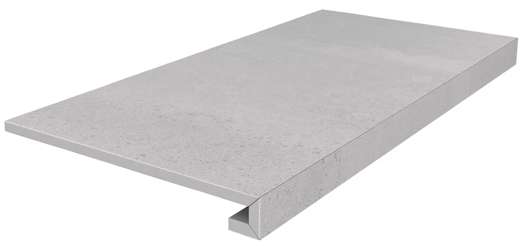KERAMA MARAZZI Ступень клееная Про Матрикс серый светлый обрезной 33x60x0,9