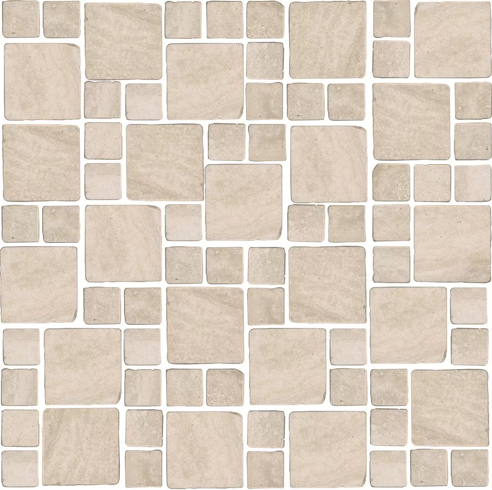 KERAMA MARAZZI Декор Риальто Антика 3 мозаичный бежевый светлый матовый 30х30х0,9