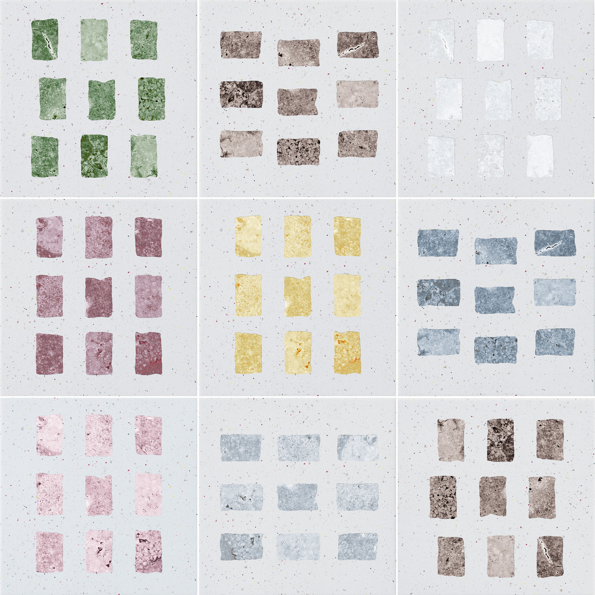CIR Forever Color Gemstone White Mix 20x20