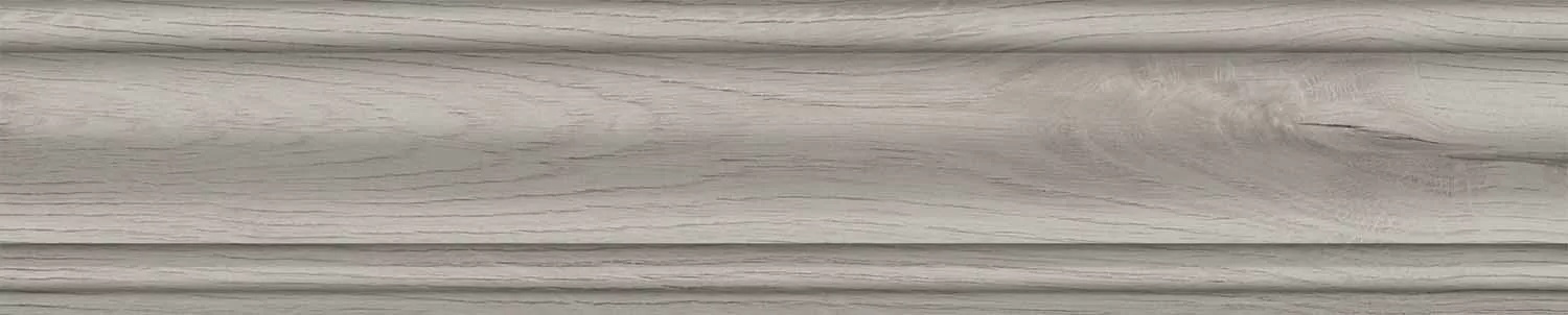 KERAMA MARAZZI Плинтус Тровазо серый светлый матовый 39,8x8x1,55
