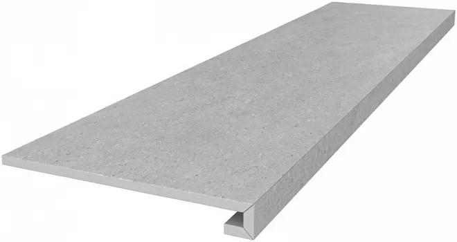 KERAMA MARAZZI Ступень клееная Фондамента пепельный светлый 33x119,5x0,9