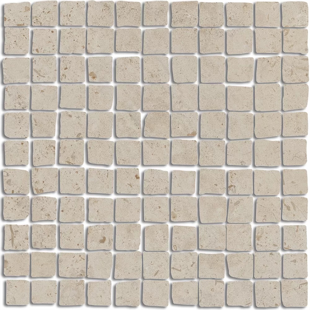 KERAMA MARAZZI Декор Про Лаймстоун Спакко мозаичный бежевый матовый 20х20х0,9