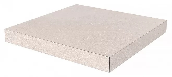 KERAMA MARAZZI Ступень угловая клееная Про Матрикс светлый бежевый 33x33x0.9