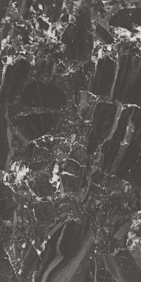 KERAMA MARAZZI Риальто чёрный лаппатированный обрезной 80x160x0,9