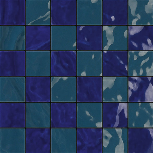 CIR Tadelakt Mos Fez Mix Blu 30x30